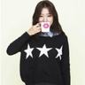 3D Diag ribbed-knit Jumper  Black